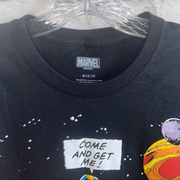 Marvel Men’s Thonos Graphic NWT Black Tee Size Small - Picture 4 of 4